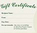 2017 Gift Certificates